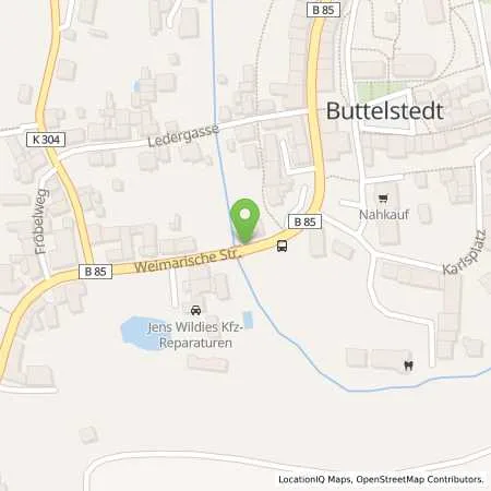 Standortübersicht der Tankstelle Jens Wildies (Tankautomat) in 99439 Buttelstedt