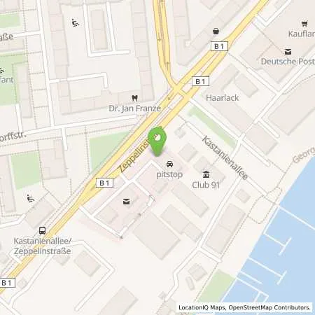 Standortübersicht der Tankstelle JET Tankstelle in 14471 Potsdam