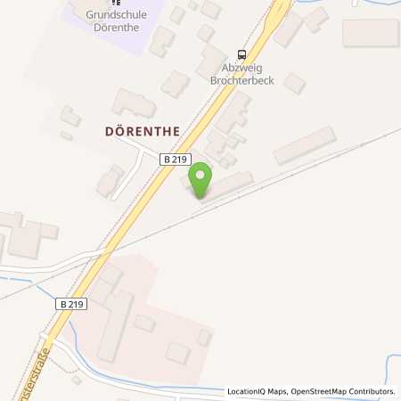 Standortübersicht der Autogas (LPG) Tankstelle: RaiTrOil Tankstelle in 49479, Ibbenbüren - Dörenthe