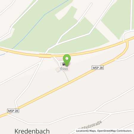 Standortübersicht der Autogas (LPG) Tankstelle: Esso Station Lutz in 97839, Esselbach