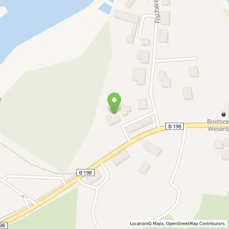 Standortübersicht der Tankstelle Total Tankstelle in 17255 Wesenberg