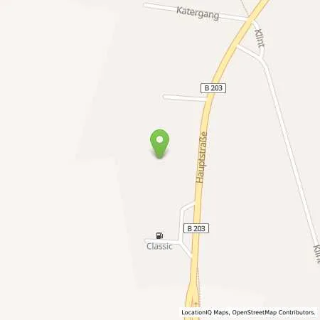Standortübersicht der Tankstelle Classic Tankstelle in 24800 Elsdorf-Westermühlen