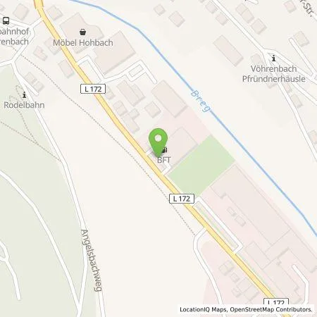 Standortübersicht der Tankstelle bft in 78147 Vöhrenbach