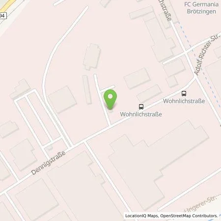 Standortübersicht der Tankstelle SWE Südwestenergie GmbH in 75179 Pforzheim
