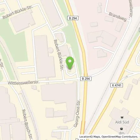 Standortübersicht der Tankstelle Clean Park Scheu in 72250 Freudenstadt