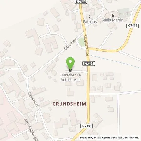 Standortübersicht der Tankstelle Harscher 1a Autoservice in 89613 GVV Verwaltungsgemeinschaft Munderkingen