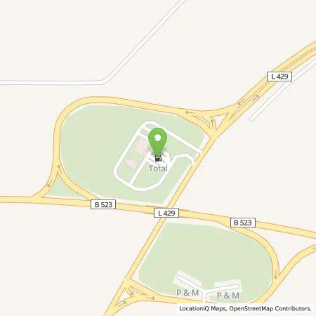 Standortübersicht der Tankstelle Total in 78609 Tuningen