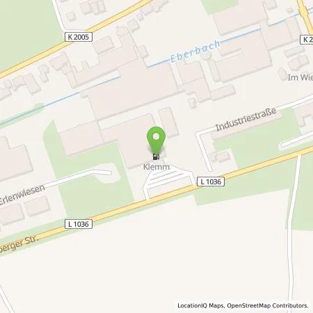 Standortübersicht der Tankstelle Independent in 74246 Eberstadt