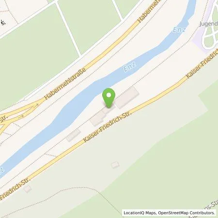 Standortübersicht der Tankstelle Esso in 75173 Pforzheim