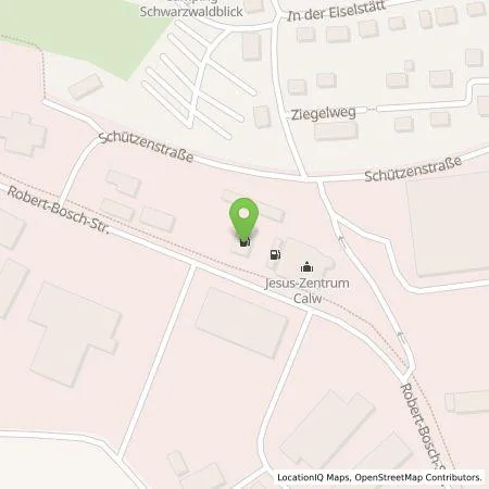 Standortübersicht der Tankstelle Avia in 75365 Calw