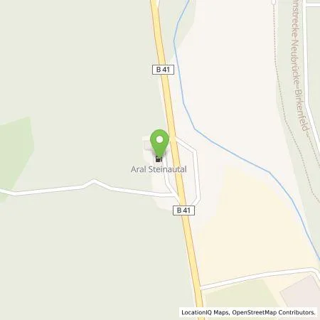Standortübersicht der Tankstelle Aral in 55768 Hoppstädten-Weiersbach
