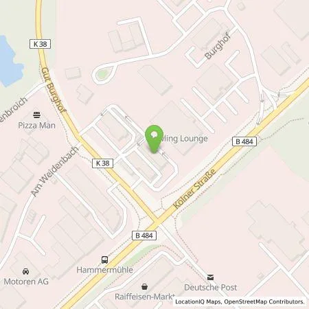 Standortübersicht der Tankstelle Independent in 51491 Overath