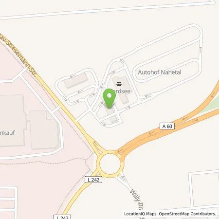 Standortübersicht der Tankstelle Aral in 55411 Bingen