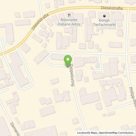 Standortübersicht der Tankstelle GAVEG in 63165 Mühlheim am Main