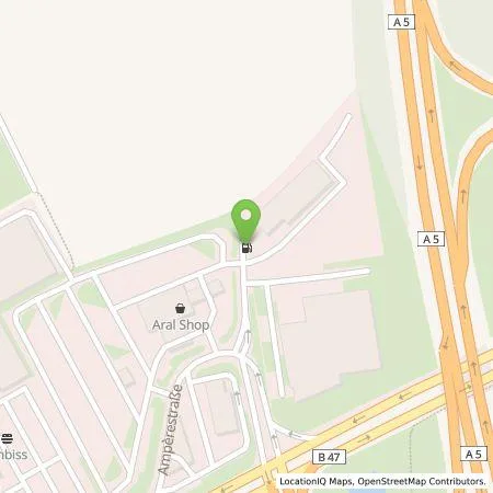 Standortübersicht der Tankstelle Independent in 64625 Bensheim