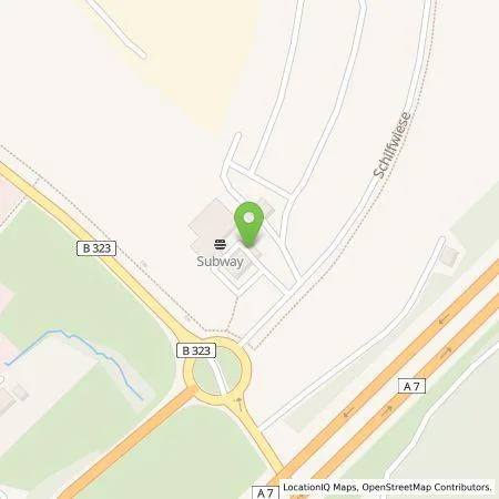 Standortübersicht der Tankstelle Agip in 34593 Knüllwald