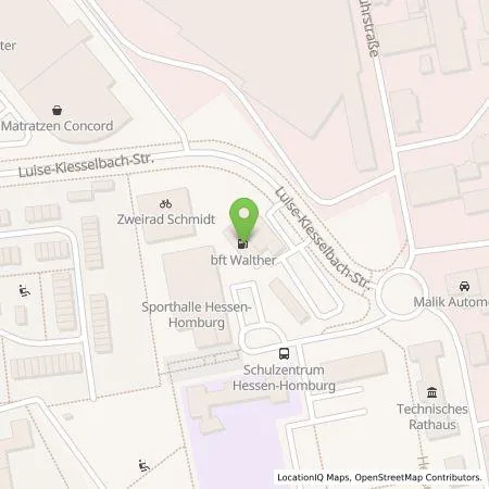 Standortübersicht der Tankstelle bft in 63452 Hanau
