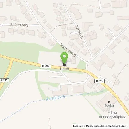 Standortübersicht der Tankstelle HERM in 97944 Boxberg