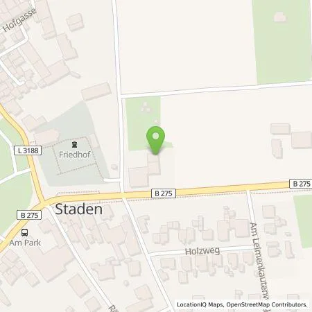 Standortübersicht der Tankstelle Hessol in 61197 Staden