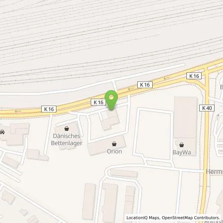 Standortübersicht der Tankstelle Esso in 99099 Erfurt