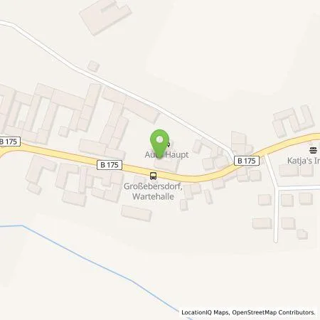 Standortübersicht der Tankstelle Auto-Haupt in 07570 Harth-Pöllnitz