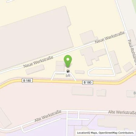 Standortübersicht der Tankstelle bft in 06712 Zeitz