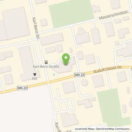 Standortübersicht der Tankstelle Autohaus Schragl / Georg Eckhardt in 86825 Bad Wörishofen