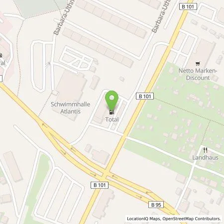 Standortübersicht der Tankstelle TotalEnergies in 09456 Annaberg-Buchholz