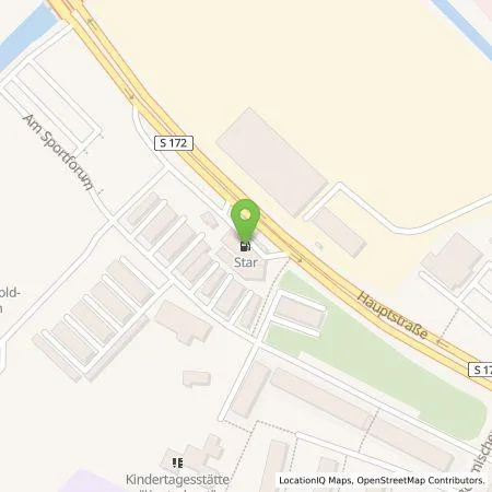 Standortübersicht der Tankstelle star in 01809 Heidenau