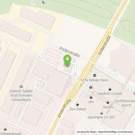 Standortübersicht der Tankstelle Agip in 01277 Dresden