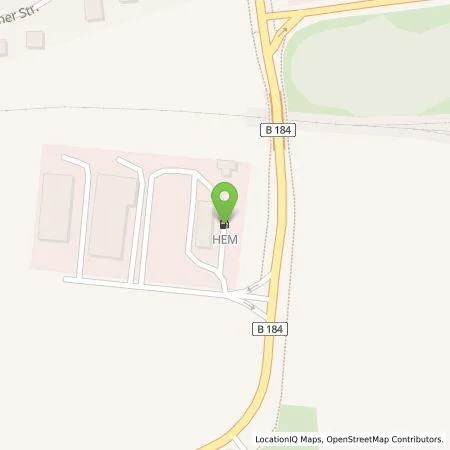 Standortübersicht der Tankstelle HEM in 06803 Bitterfeld-Wolfen