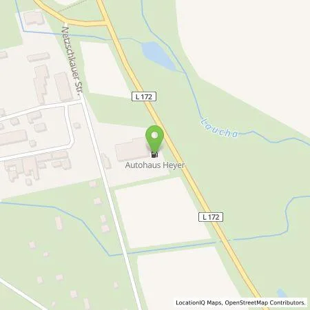 Standortübersicht der Tankstelle Autohaus Heyer in 06246 Bad Lauchstädt
