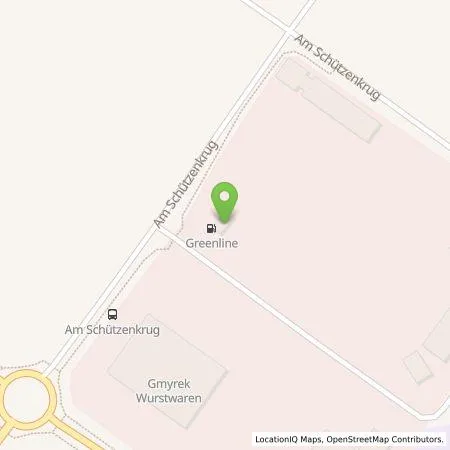 Standortübersicht der Tankstelle Greenline in 38829 Harsleben