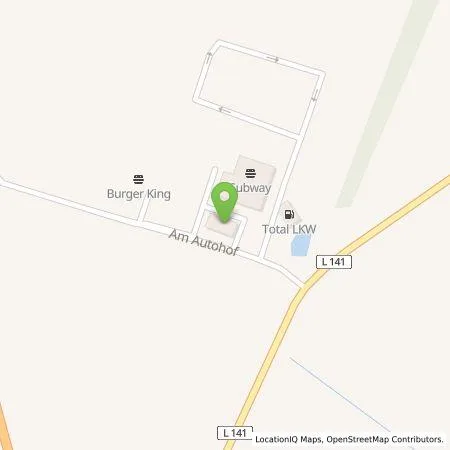 Standortübersicht der Tankstelle TotalEnergies in 06188 Landsberg