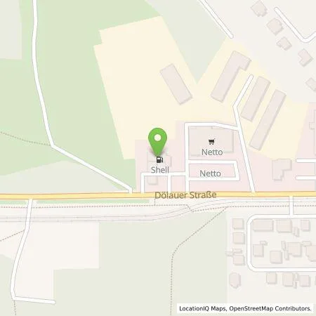 Standortübersicht der Tankstelle Shell in 06120 Halle (Saale)
