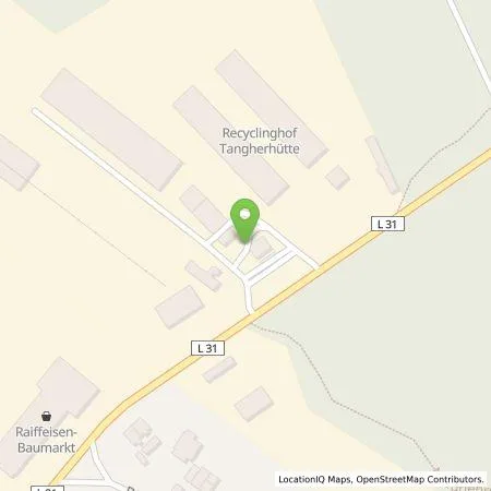 Standortübersicht der Tankstelle Raiffeisen in 39517 Tangerhütte