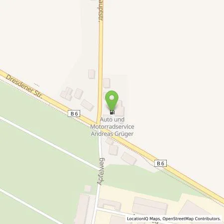 Standortübersicht der Tankstelle Auto und Motorradservice Andreas Grüger in 04808 Wurzen