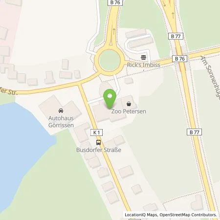 Standortübersicht der Tankstelle team in 24837 Schleswig