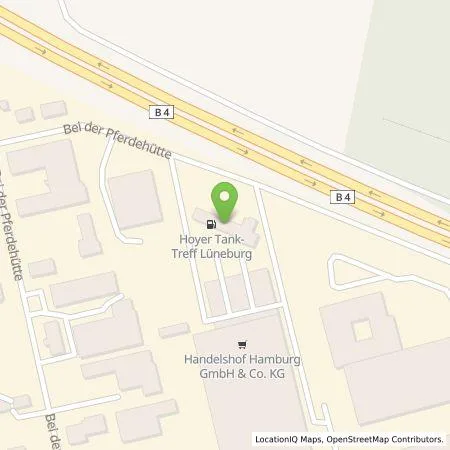 Standortübersicht der Tankstelle Hoyer in 21339 Lüneburg