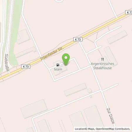 Standortübersicht der Tankstelle team mineralöle in 17034 Neubrandenburg