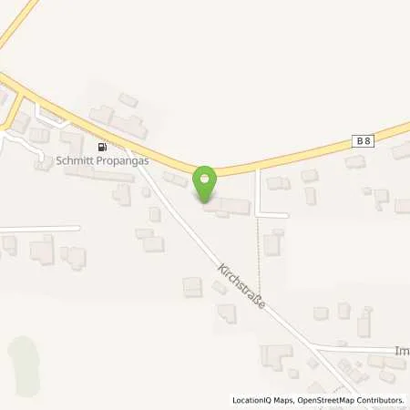 Standortübersicht der Tankstelle Schmitt Propangas in 57612 Birnbach