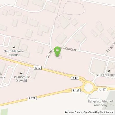 Standortübersicht der Tankstelle Aral Tankstelle T. Kalter in 56077 Koblenz