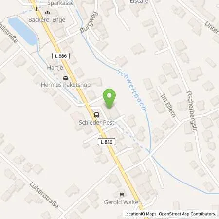 Standortübersicht der Tankstelle Q1 Tankstelle Ulrich Göke in 32816 Schieder