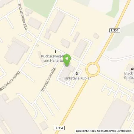 Standortübersicht der Tankstelle KADI Kübler Auto Discount GmbH in 72221 Haiterbach