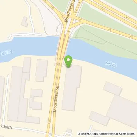 Standortübersicht der Tankstelle Hoyer Tank Treff in 22113 Hamburg