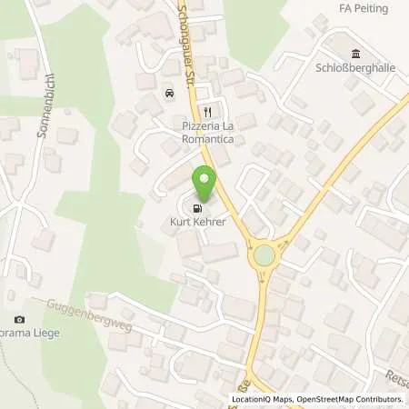 Standortübersicht der Tankstelle Aral-Tankstelle in 86971 Peiting