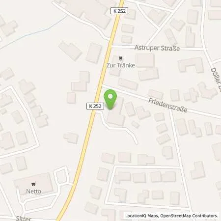 Standortübersicht der Tankstelle FELTA Tankstelle in 49429 Visbek