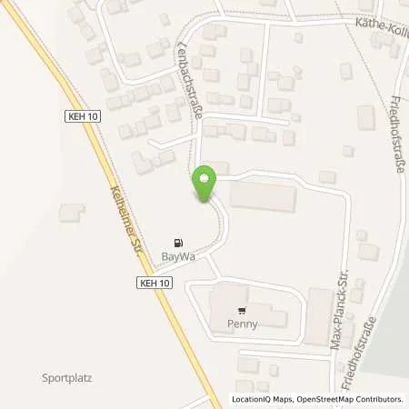 Standortübersicht der Tankstelle BayWa Tankstelle Langquaid in 84085 Langquaid