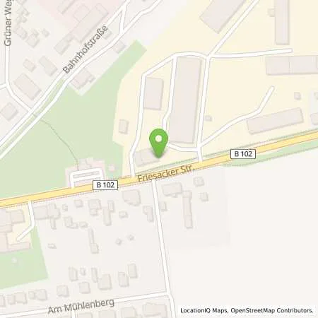 Standortübersicht der Tankstelle Baro Lagerhaus GmbH & Co. KG in 14728 Rhinow