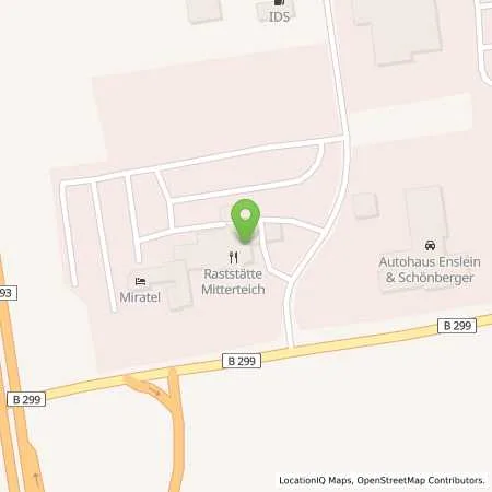 Standortübersicht der Tankstelle Aral Autohof Mitterteich (LPG der Aral AG) in 95666 Mitterteich